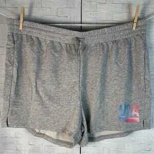 Adidas Parma short sweat short soft comfy gray pastel USA bottom plus size